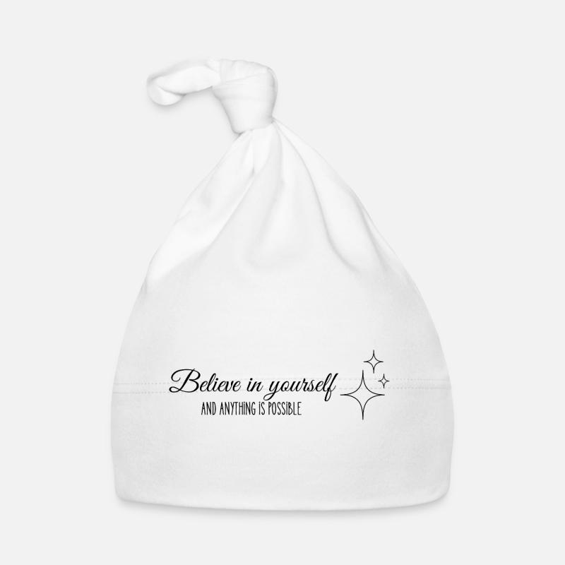 Glaube an dich Baby Bio-Mütze
