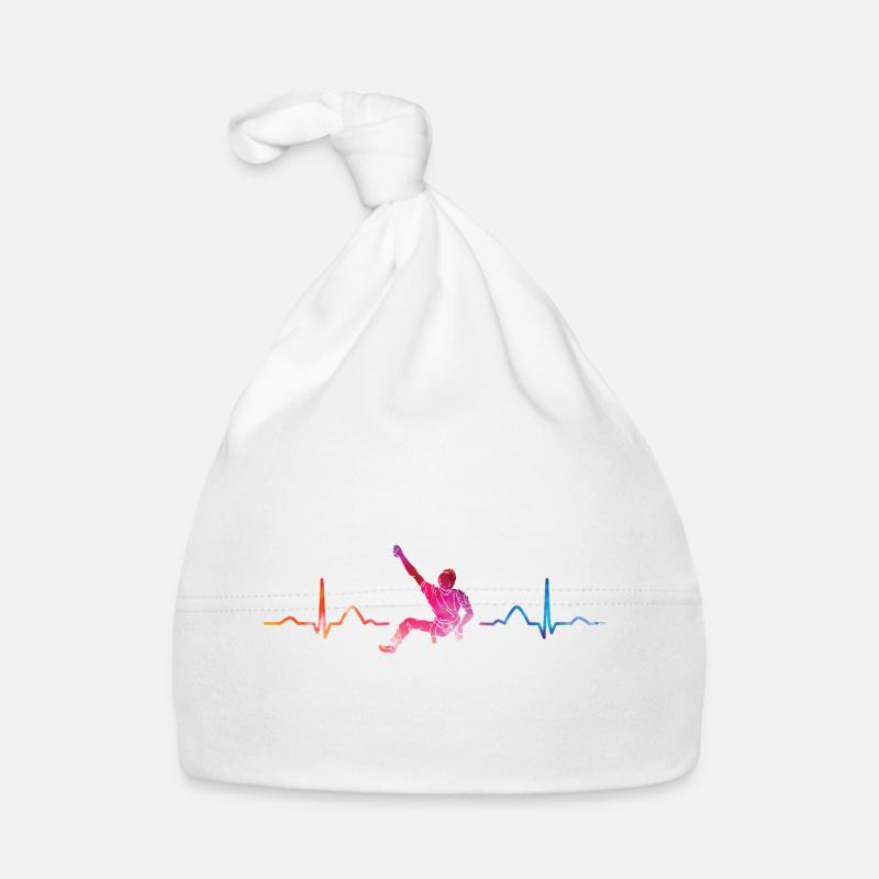 Battement de cœur de Boulderer Bloc Bloc Bonnet bio Bébé