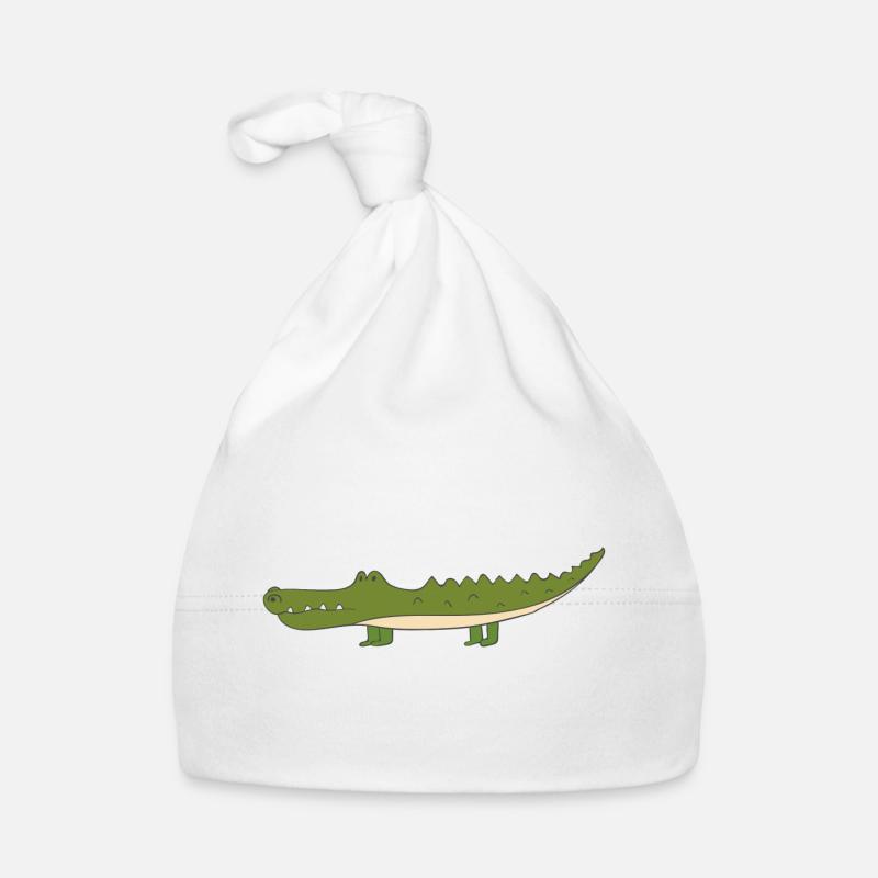 Krokodil Baby Bio-Mütze