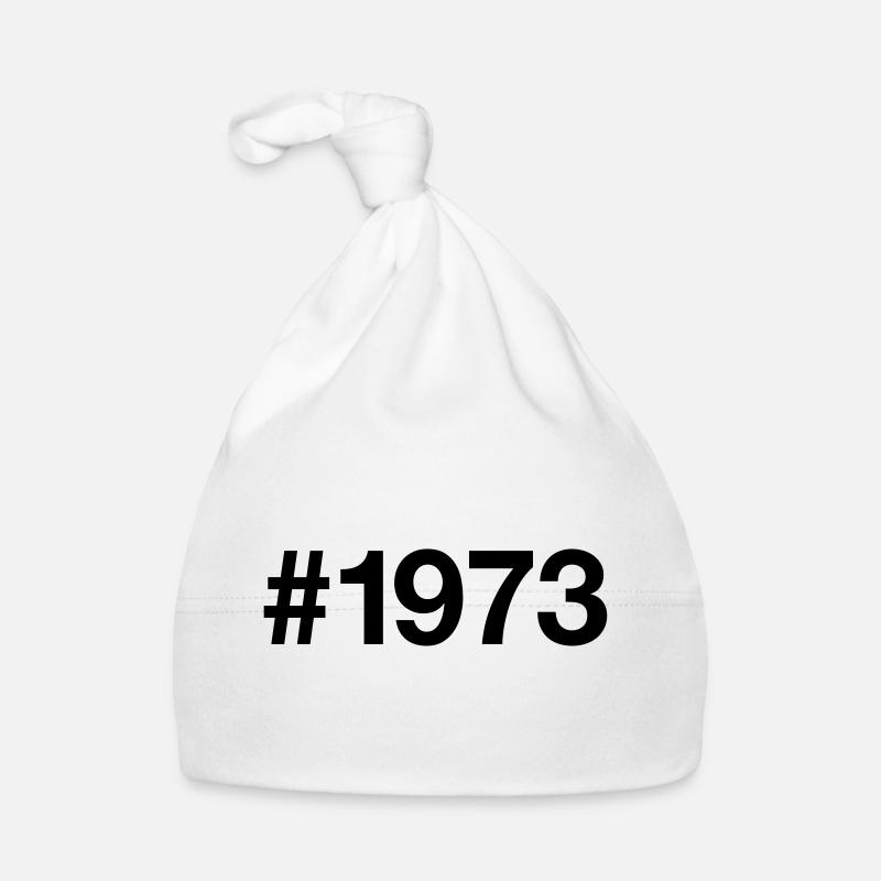 1973 Né à 53 ans 53e anniversaire Bonnet bio Bébé