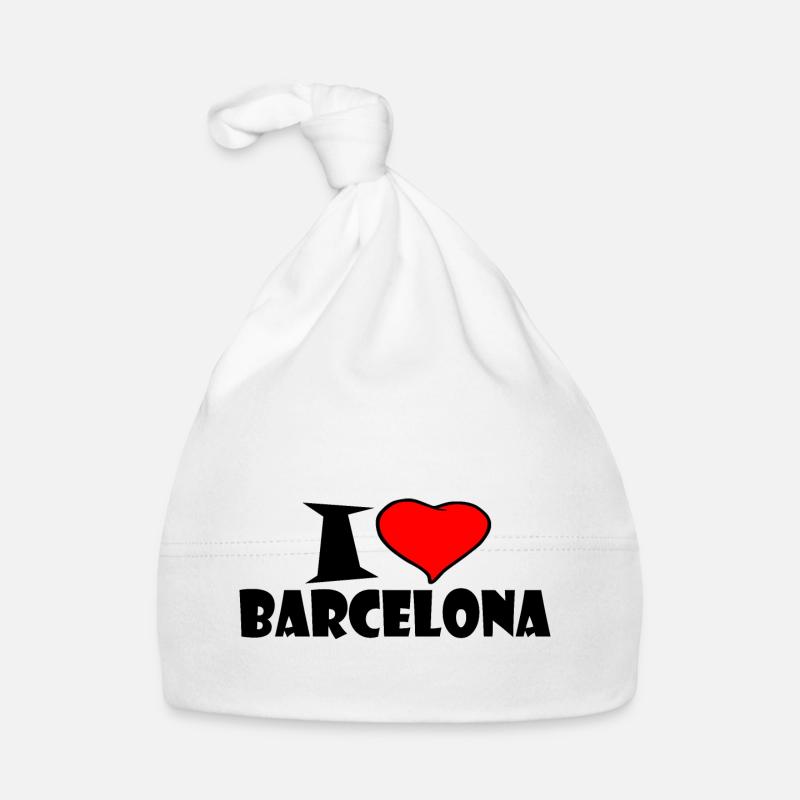 Barcelone - Bonnet bio Bébé - blanc