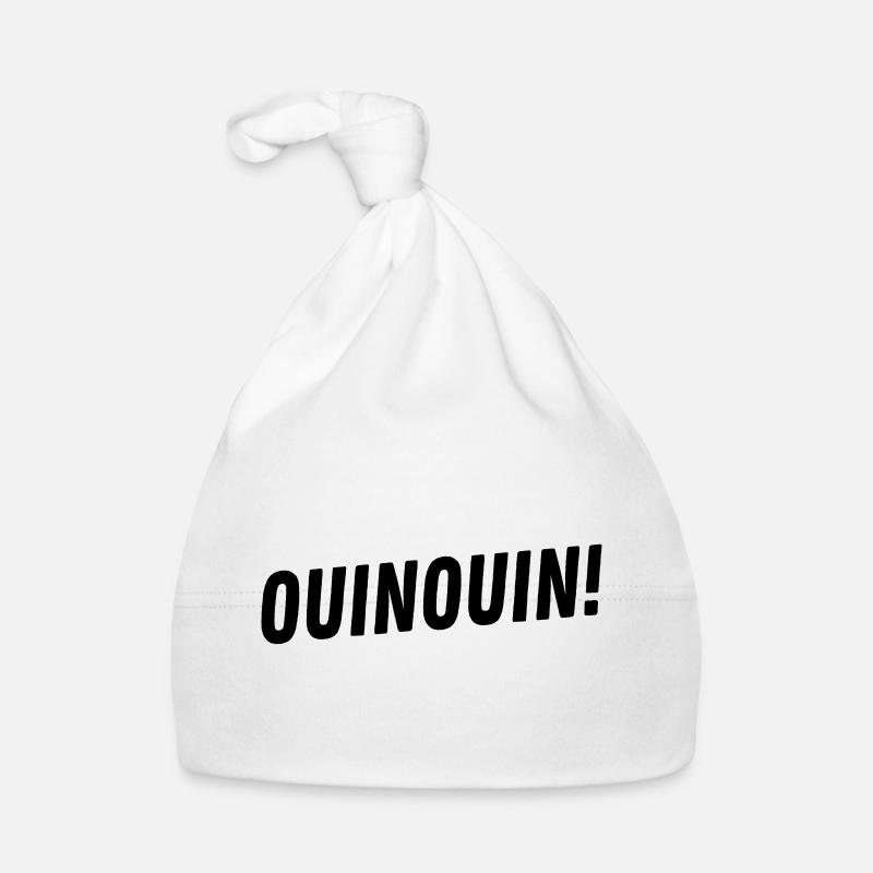 Ouin ouin - Bonnet bio Bébé - blanc