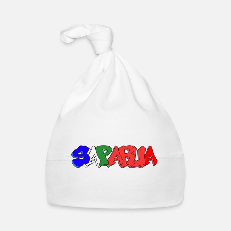 Saparua - Moluque 4 couleurs - Bonnet bio Bébé - blanc