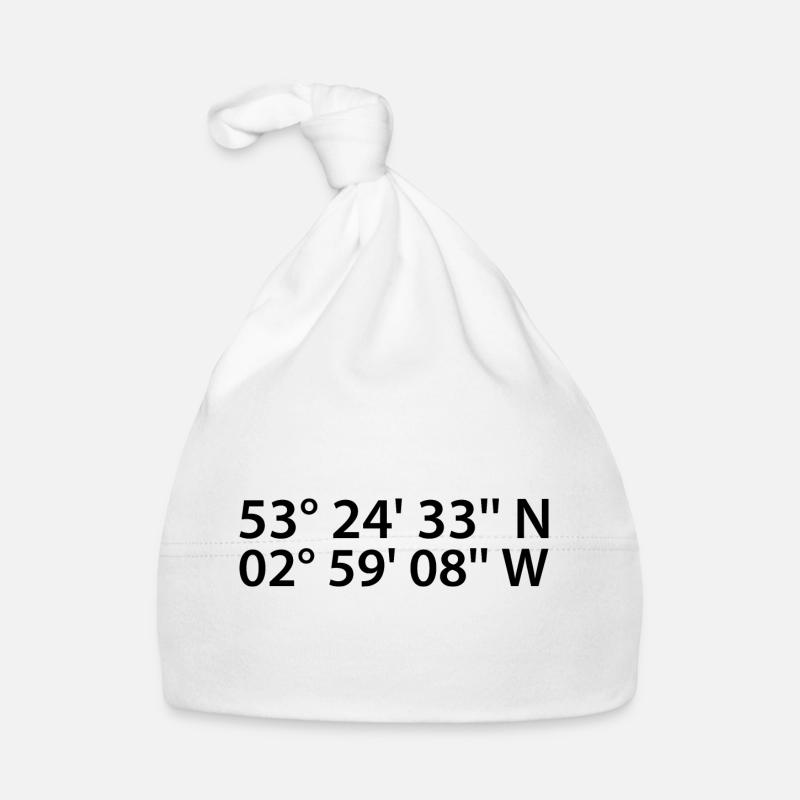 Liverpool Coordinates Organic Baby Cap