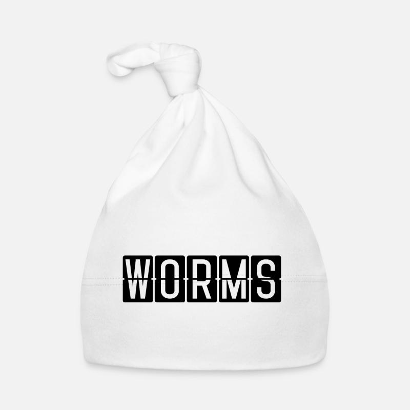 Worms Flughafentafel Baby Bio-Mütze