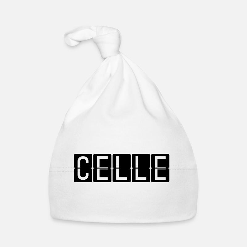 Celle Airport Sign Organic Baby Cap