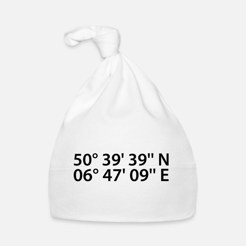 Euskirchen Coordinates Organic Baby Cap