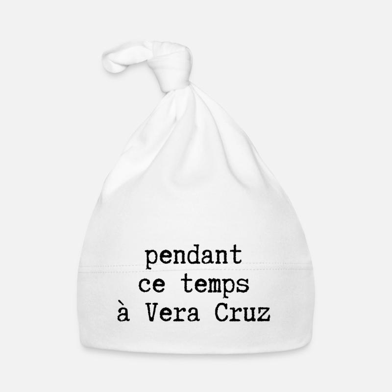 pendant ce temps à vera cruz - Bonnet bio Bébé - blanc