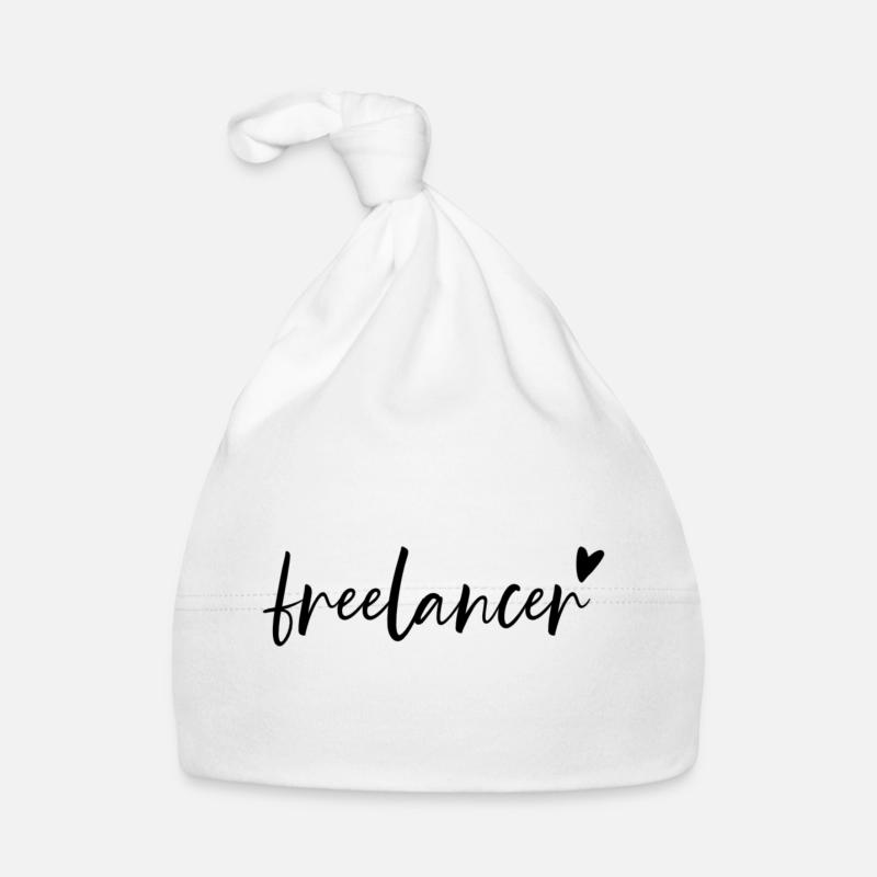 Freelancer avec Heart Design Bonnet bio Bébé