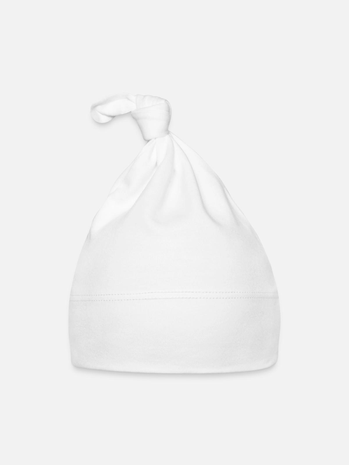 Forename - Organic Baby Cap - white - Front