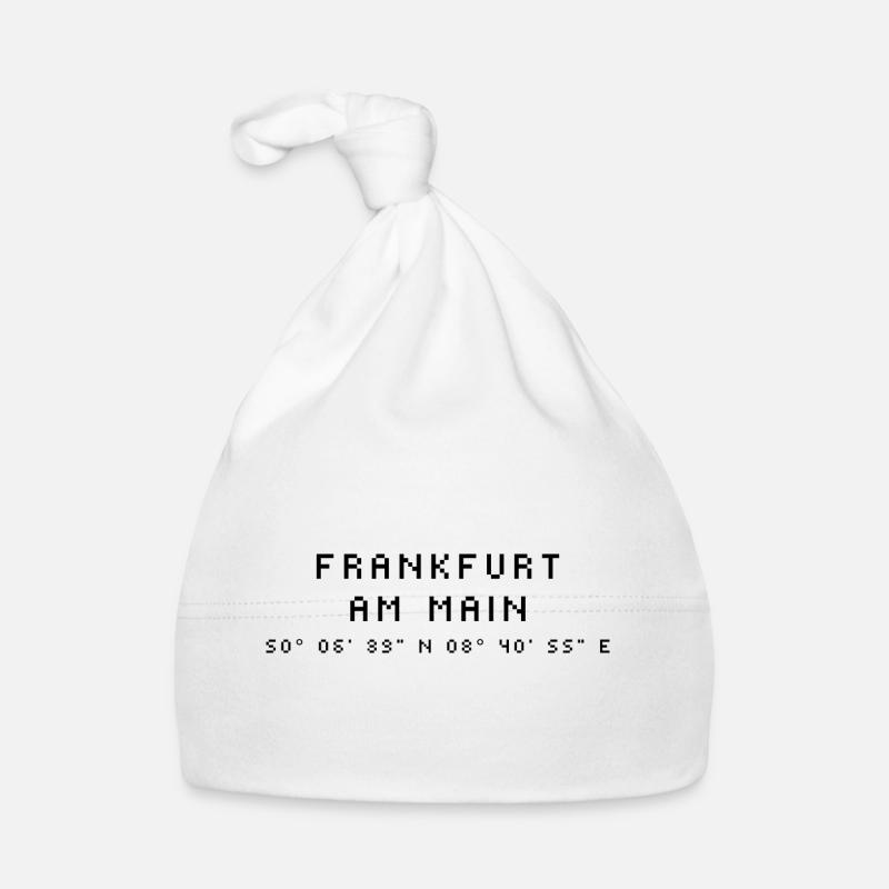 Frankfurt am Main coordinates Organic Baby Cap