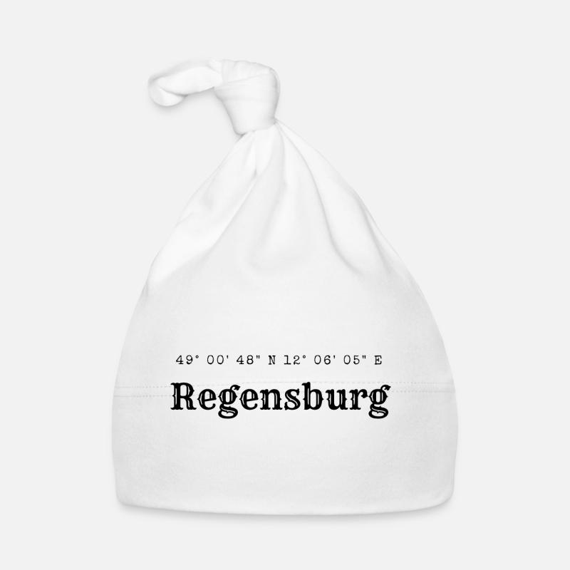 Regensburg coordinates Organic Baby Cap
