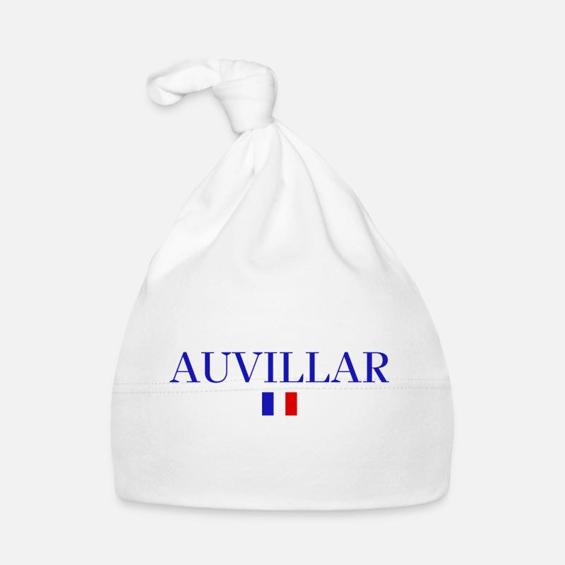 AUVILLAR - Conception du drapeau français. Bonnet bio Bébé