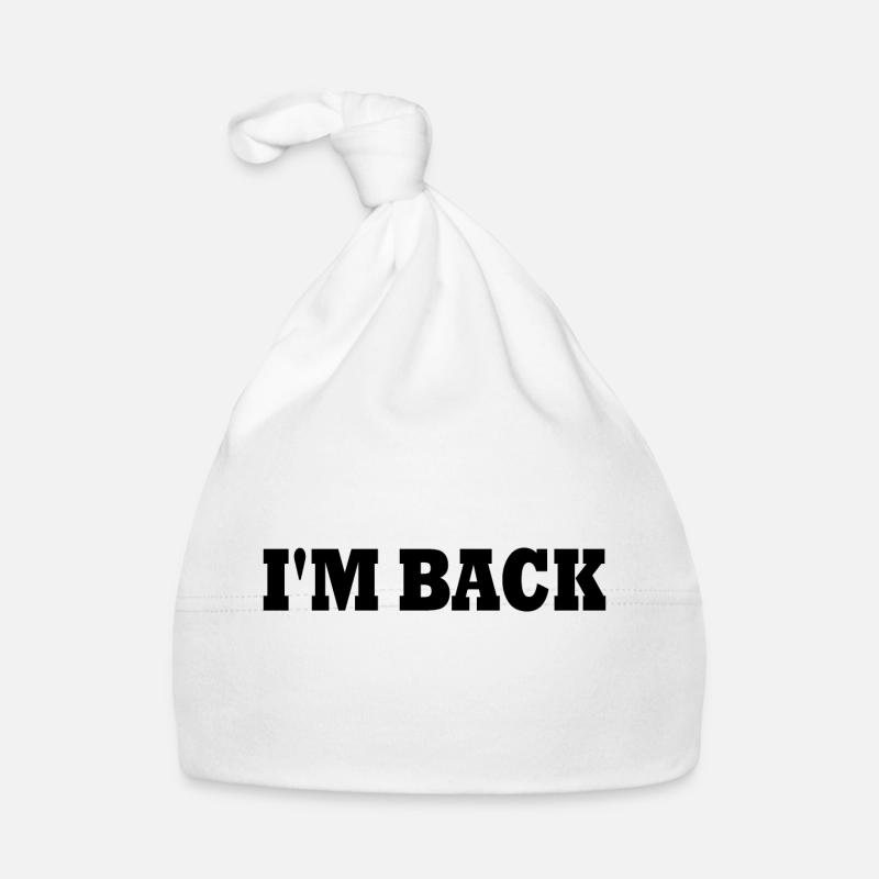 I'm back Baby Bio-Mütze