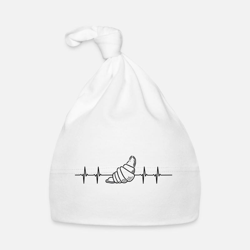 Zunehmender Herzschlag Baby Bio-Mütze
