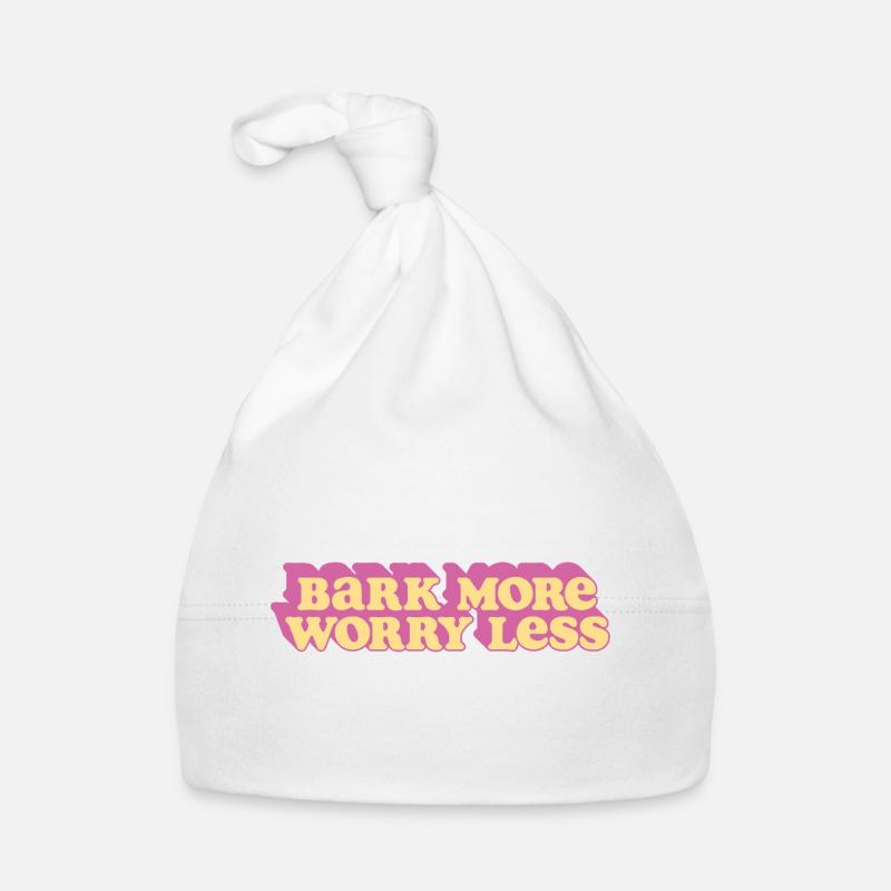 Bark More, Worry Less Baby Bio-Mütze