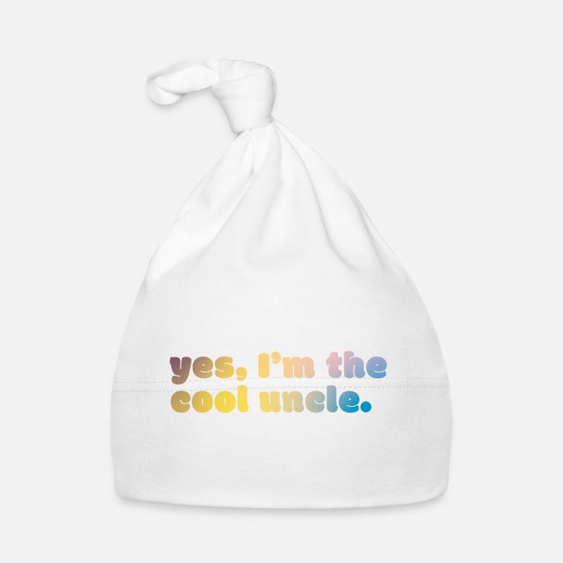 Cool Uncle Statement Baby Bio-Mütze