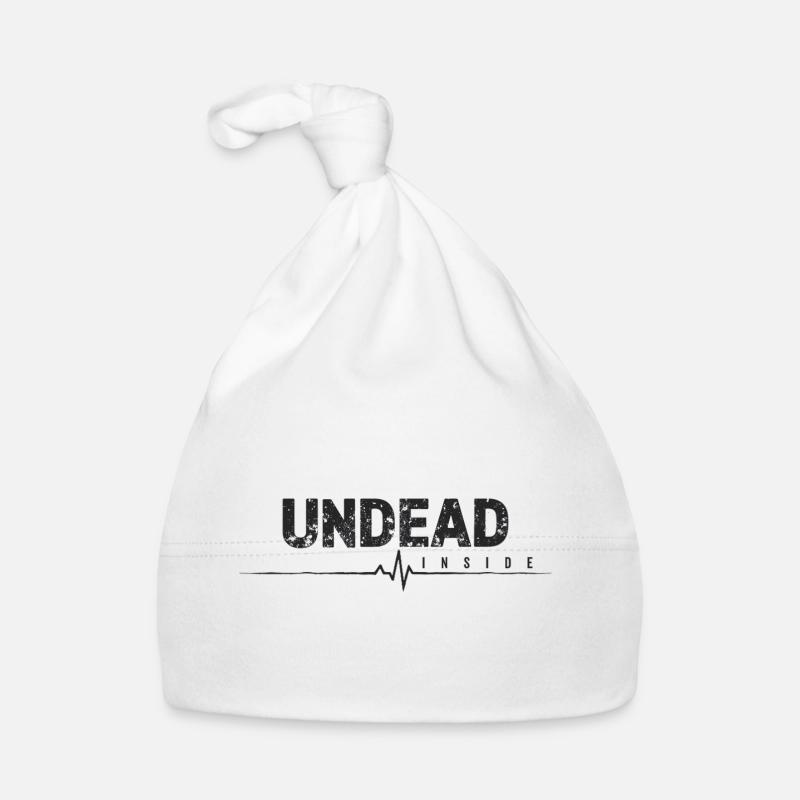 Undead Inside Zombie Spruch Baby Bio-Mütze