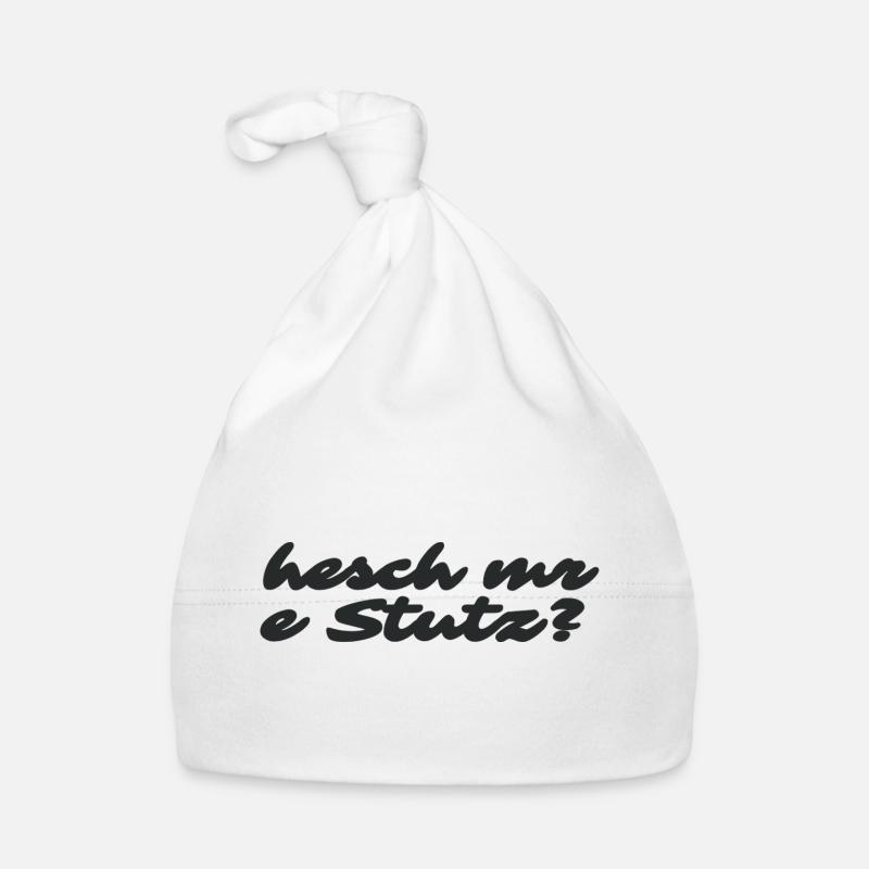 Hesch mr e Stutz - Cult saying from Switzerland Organic Baby Cap