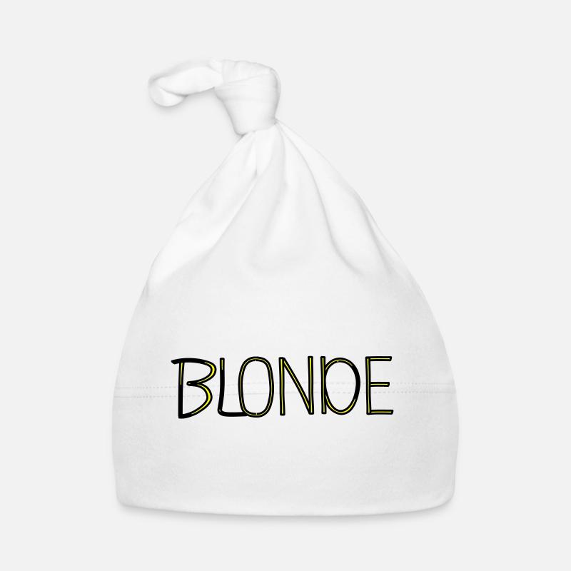 Blonde Organic Baby Cap