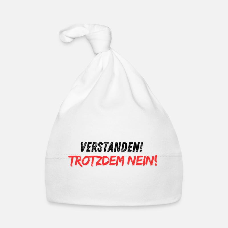 Compris-trotzdem_nein Bonnet bio Bébé