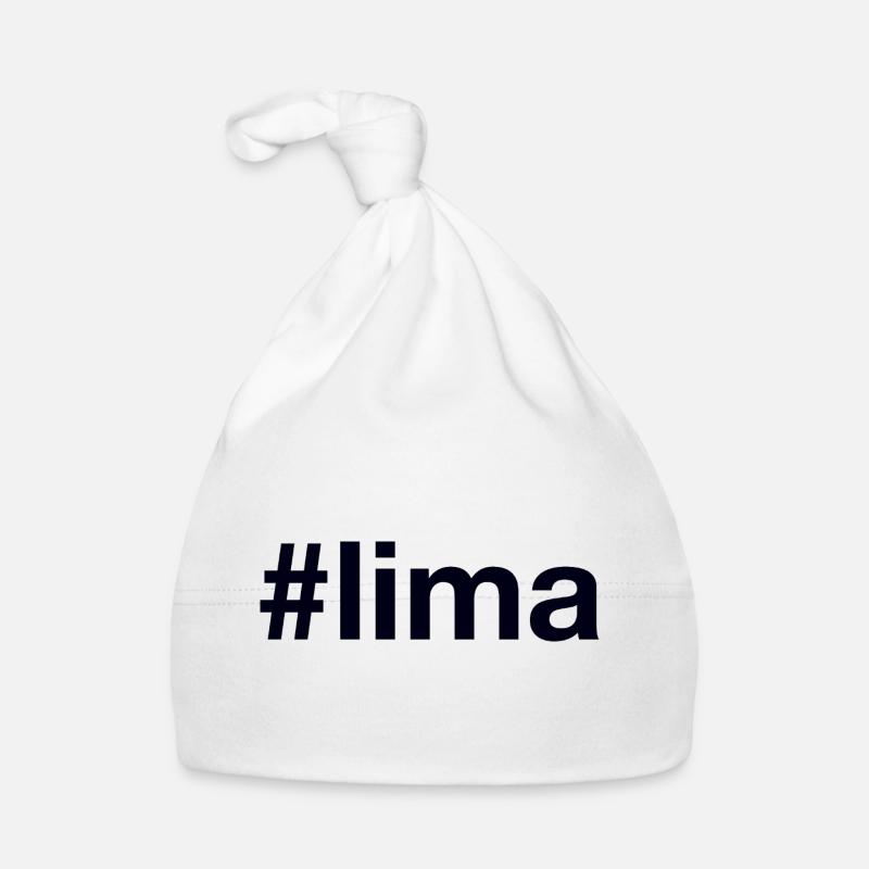 Hashtag Lima Pérou Bonnet bio Bébé