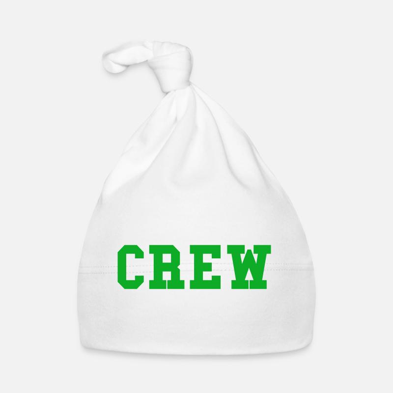 Crew Blockschrift Baby Bio-Mütze