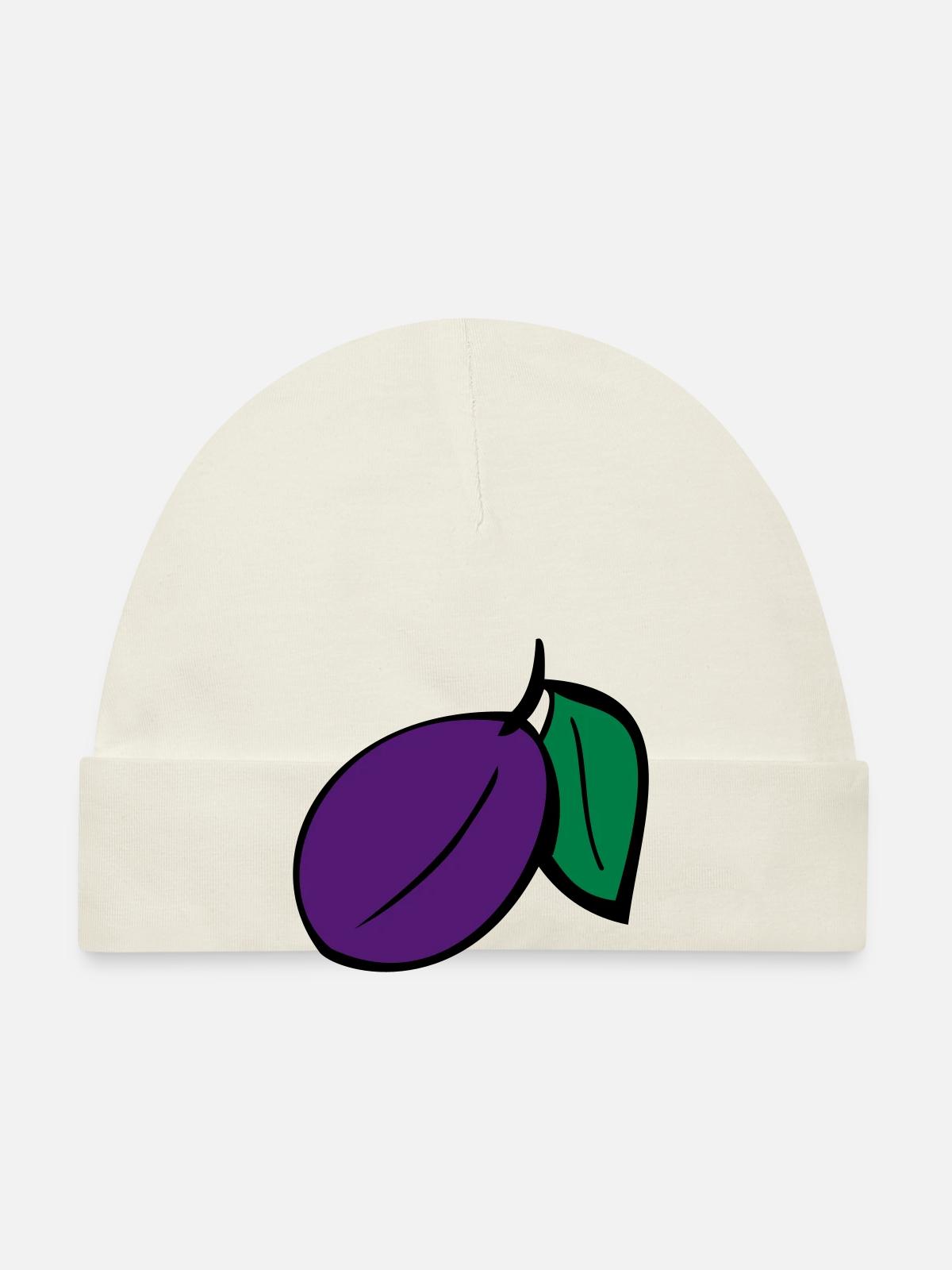 Prune - Bonnet bio Bébé - blanc - Devant