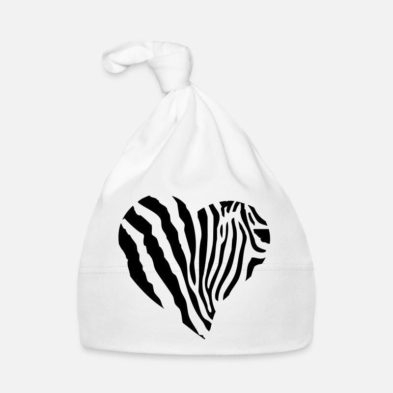 Zebra-Muster Baby Bio-Mütze