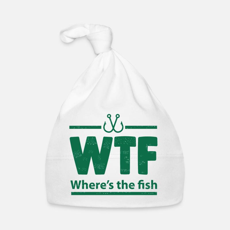 Where is the fish? - Gift Organic Baby Cap