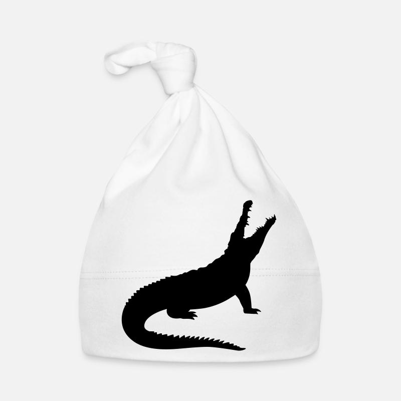 A crocodile Organic Baby Cap