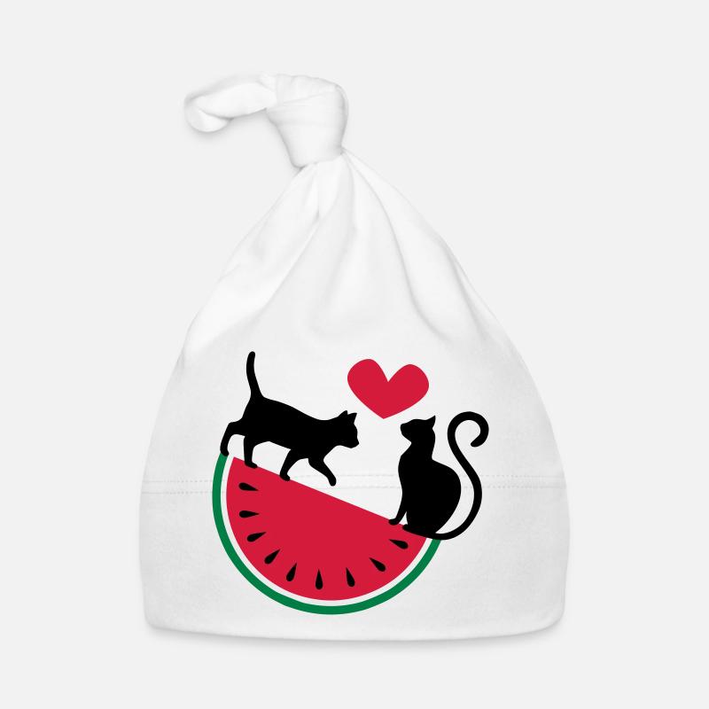 Melon Chat Amour Bonnet bio Bébé