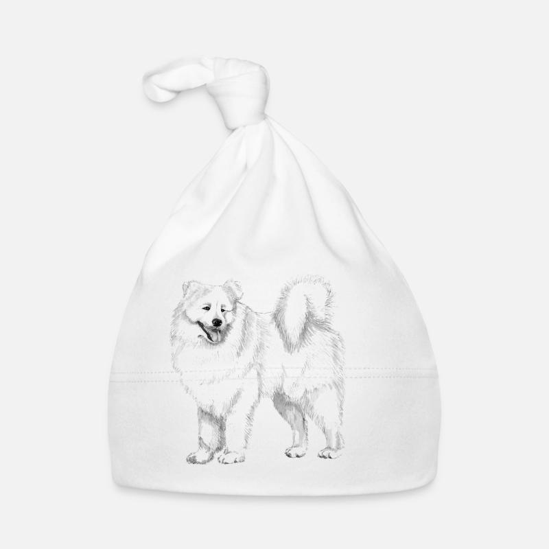 samoyède Bonnet bio Bébé