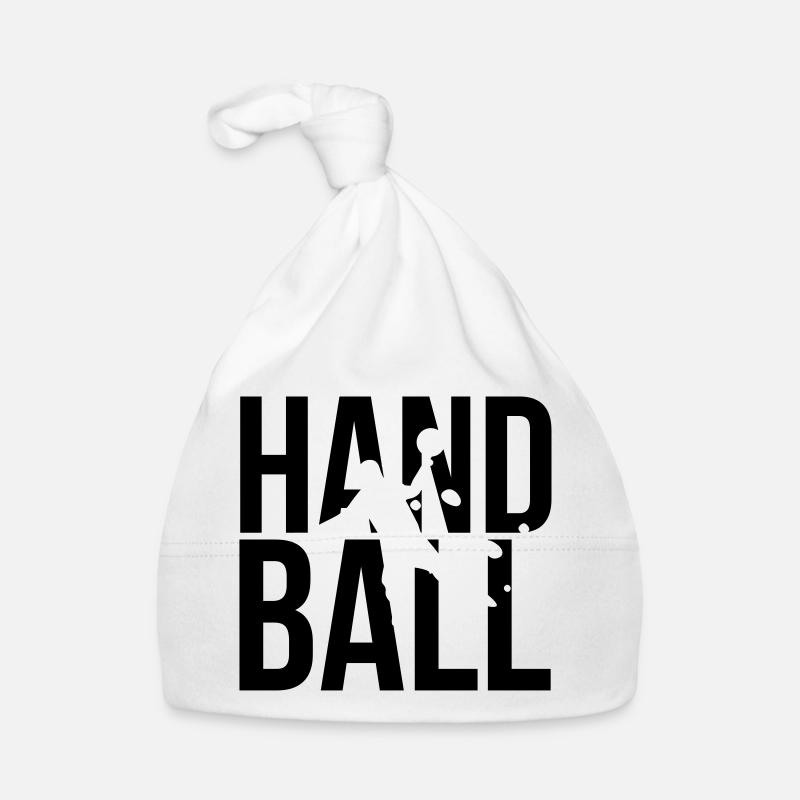 handball handbal - Bonnet bio Bébé - blanc