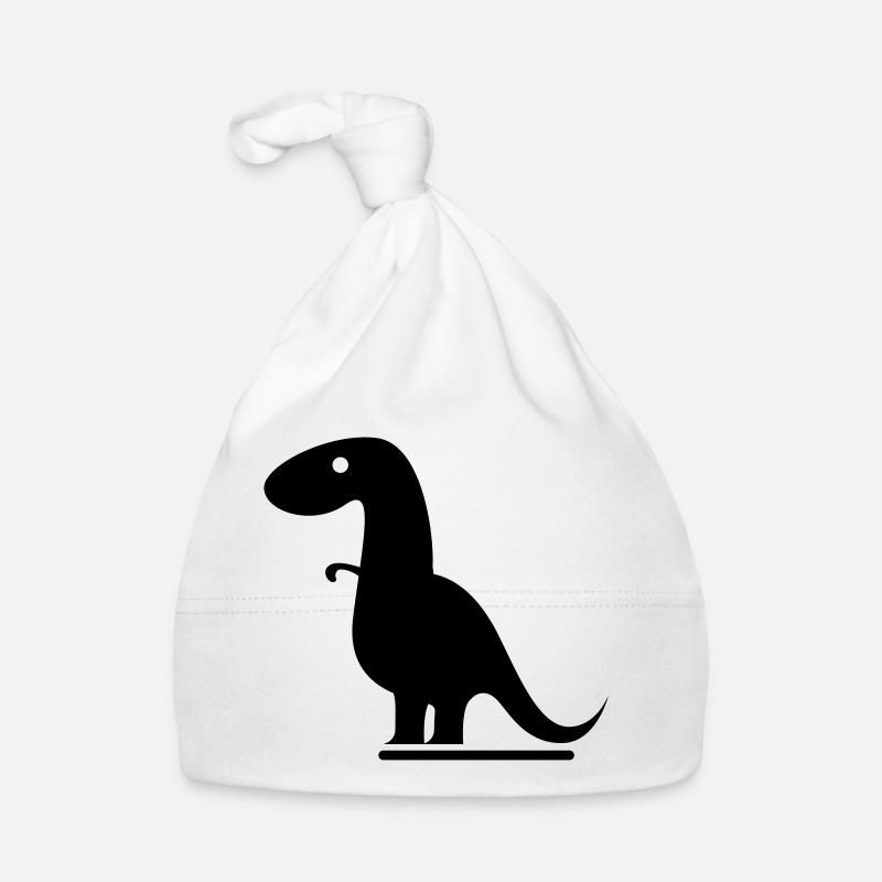 Dinosaurier - Baby Bio-Mütze - Weiß