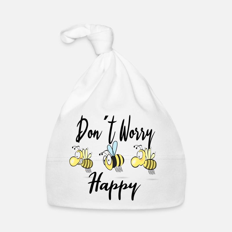Glückliche Bienchen Baby Bio-Mütze