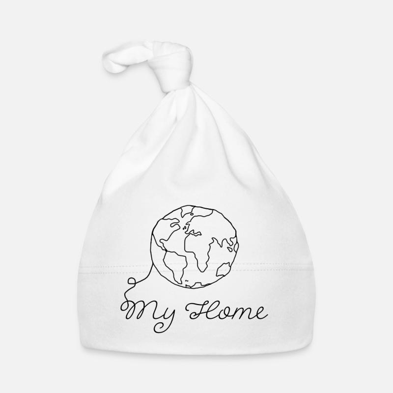 Planet Erde Baby Bio-Mütze