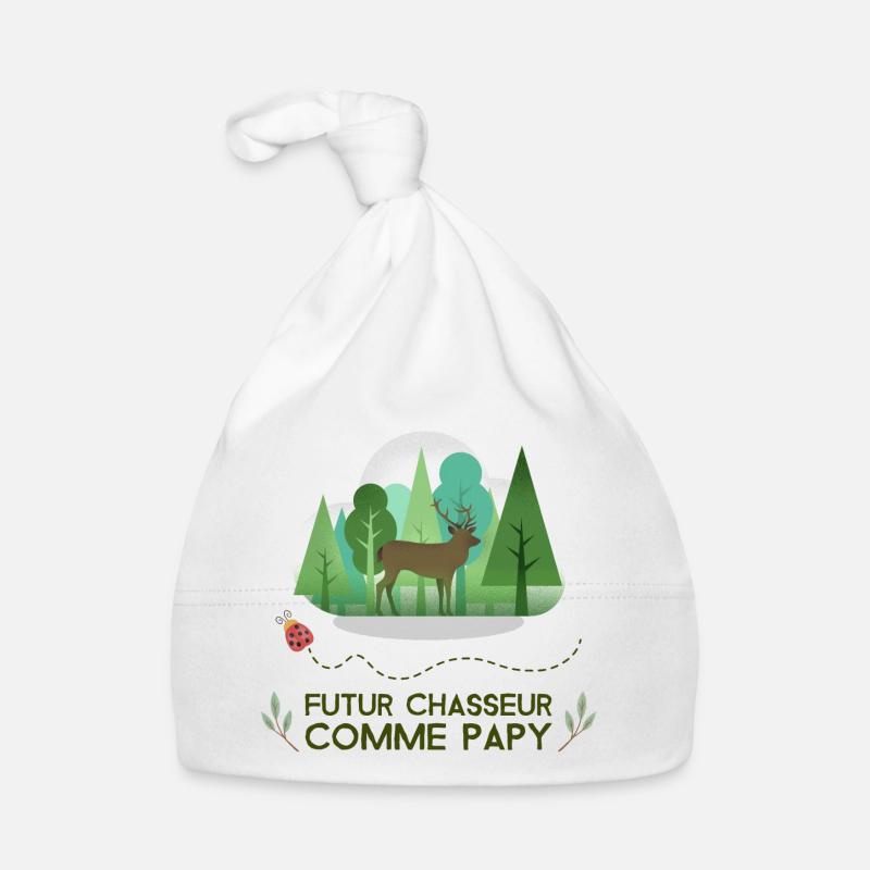Futur Chasseur Comme Papy Bonnet bio Bébé