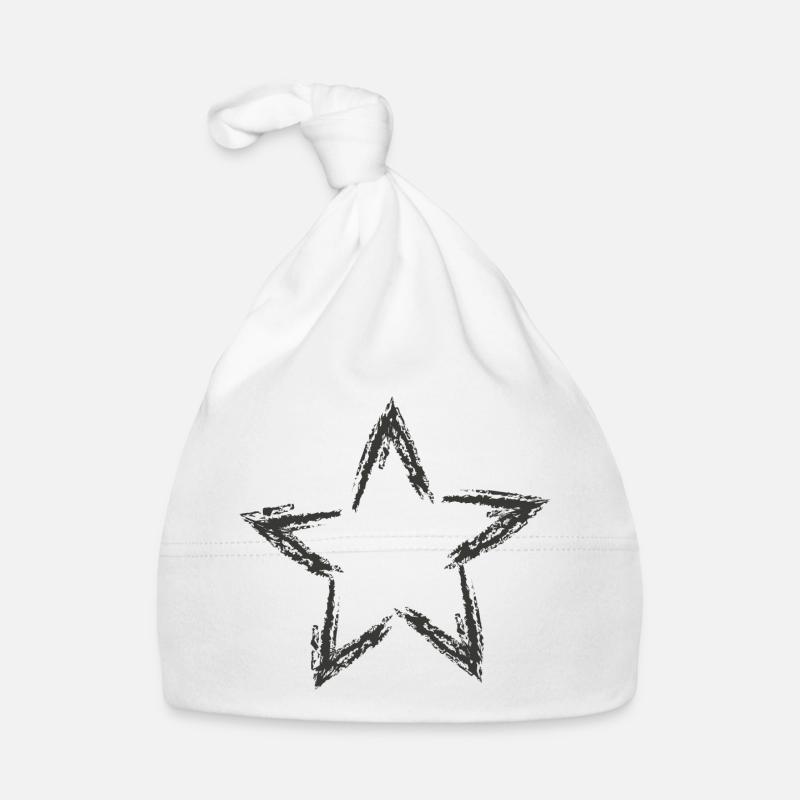 Stern Sternchen Skizze Baby Bio-Mütze