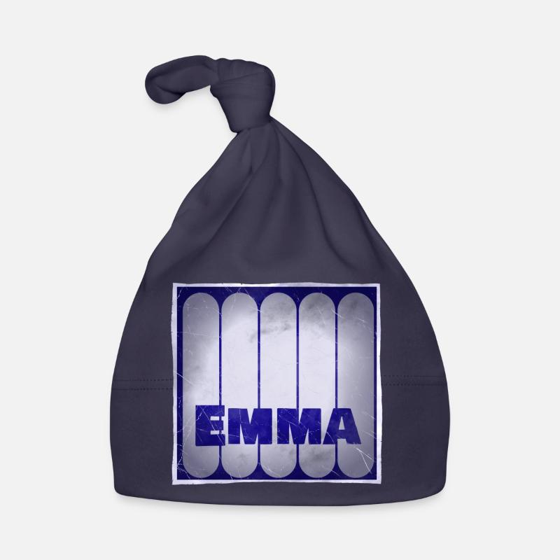 Name Emma Gift Idea Organic Baby Cap
