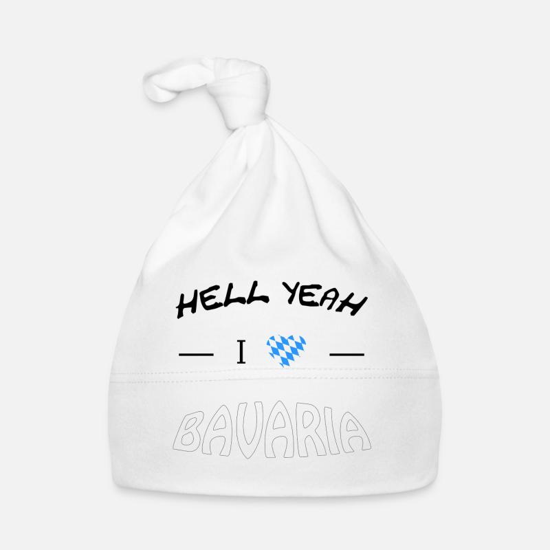 Hell Yeah i love Bavaria Baby Bio-Mütze