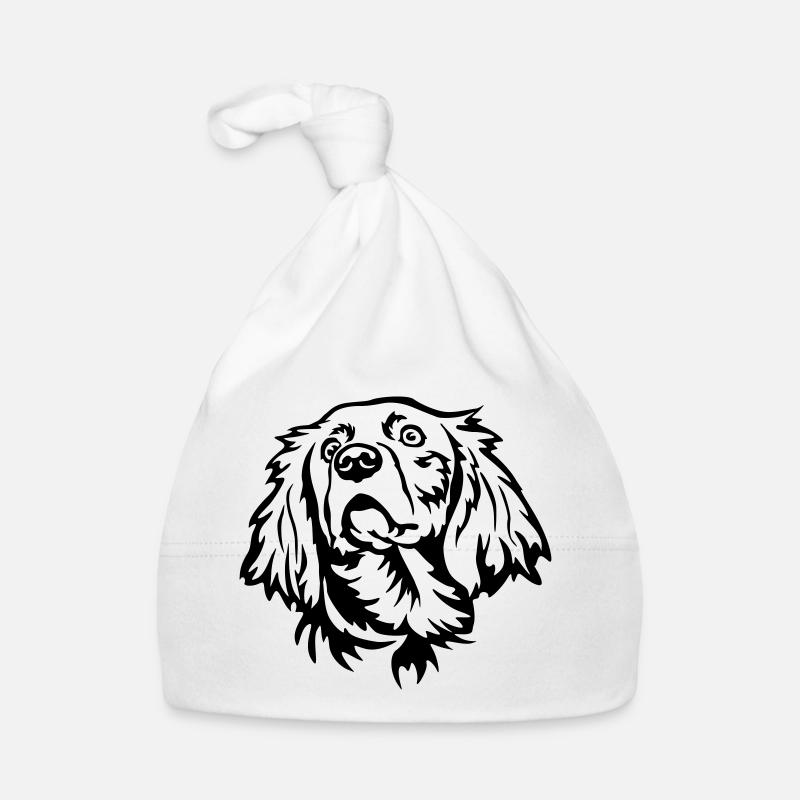 Weimaraner Head Organic Baby Cap