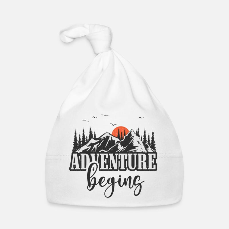 Das Abenteuer beginnt Baby Bio-Mütze