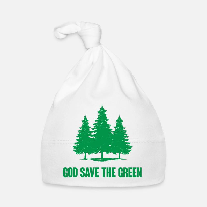 Dieu sauve le vert Bonnet bio Bébé