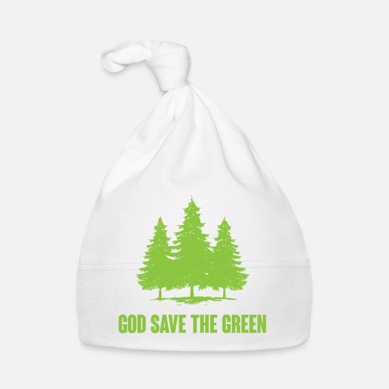 Dieu sauve le vert Bonnet bio Bébé