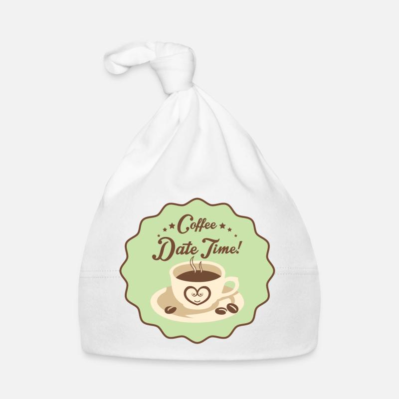 Coffe Date Time Organic Baby Cap