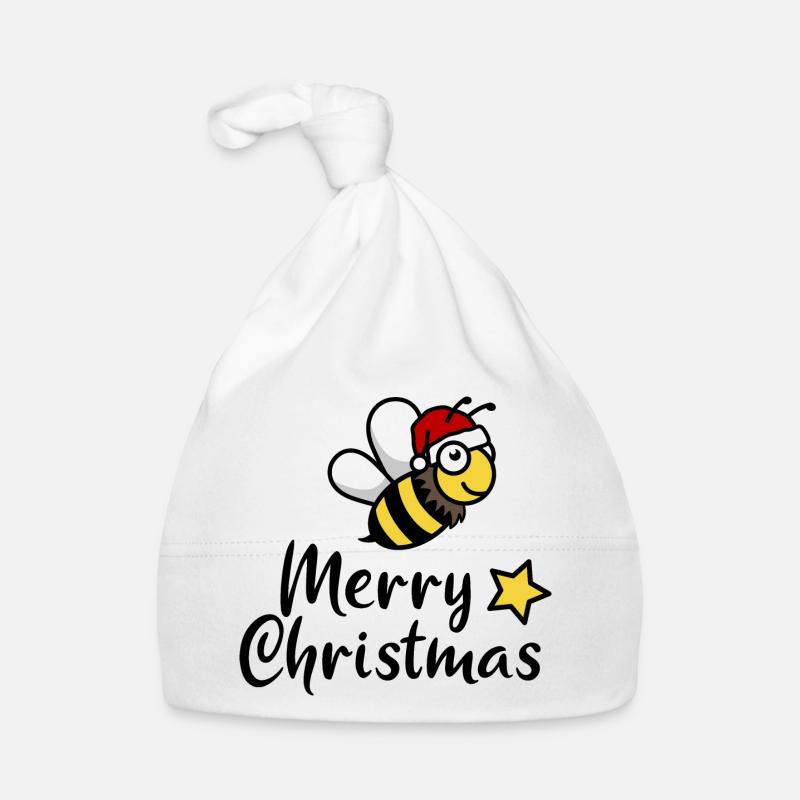 Noël Abeille joyeux cadeau de Noël Bonnet bio Bébé