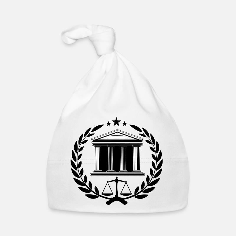 Hof mit Lorbeerkranz Baby Bio-Mütze