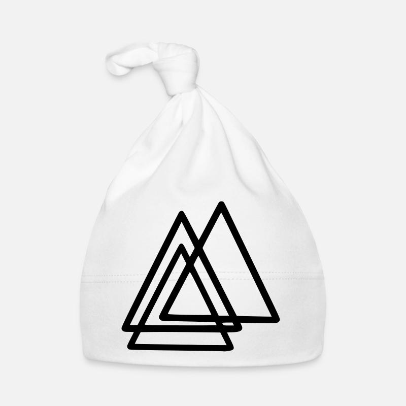 Forme - Triangoli Cappellino ecologico per neonato