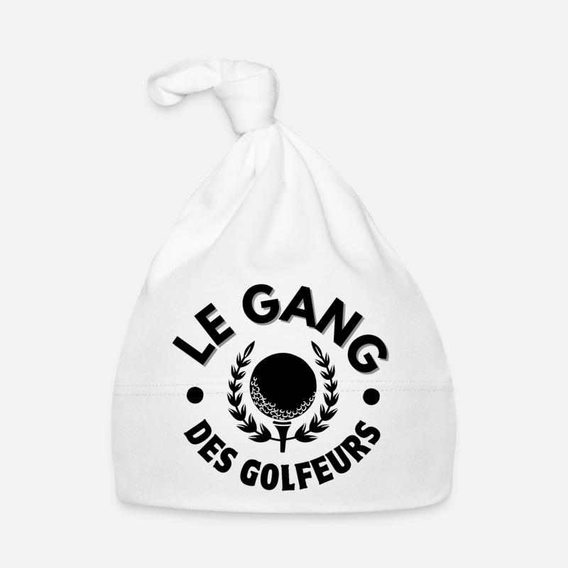 golf, golfeur, fan de golf Bonnet bio Bébé